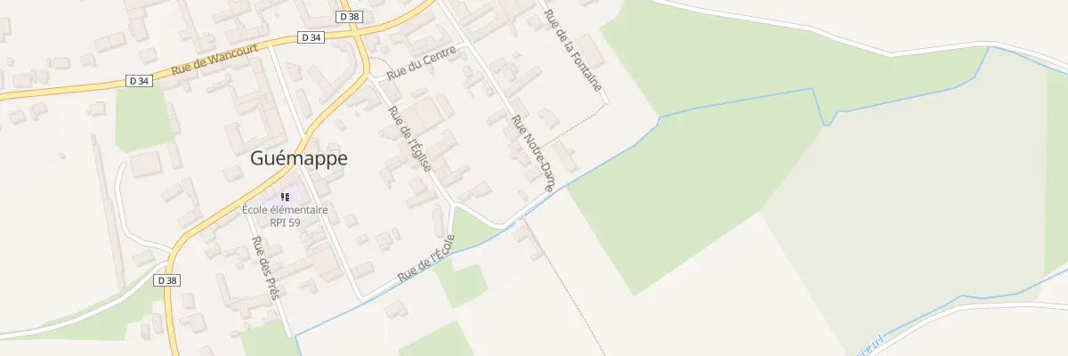 Plan du 7 Rue Notre Dame à Guémappe