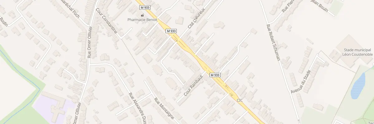 Plan du 216 Rte Nationale à La Chapelle-d’Armentières