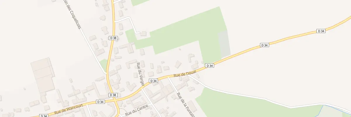 Plan du 12B Rue de Douai à Guémappe