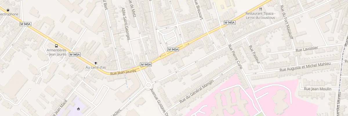 Plan du 18 Rue des Deportes à Armentières