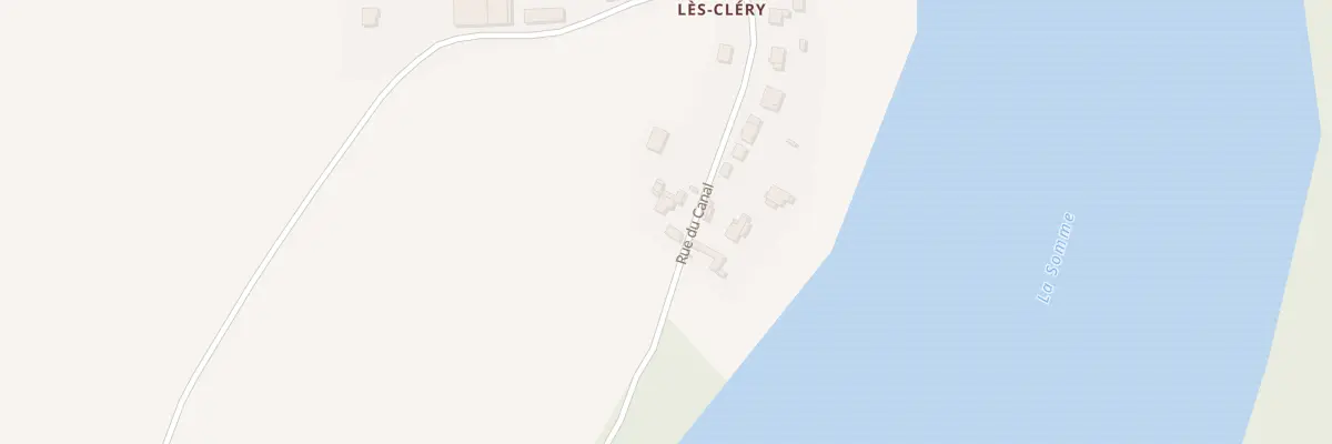 Plan du 16 Rue du Canal à Cléry-sur-Somme