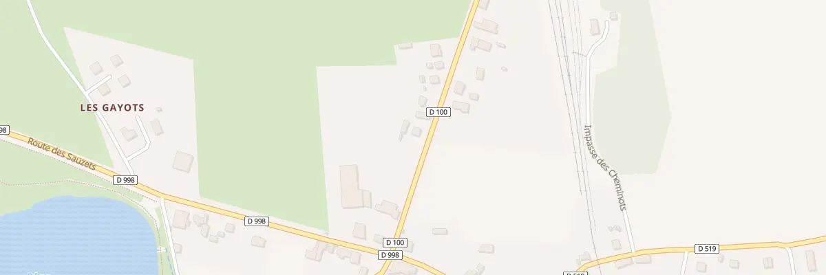 Plan du 5203 La Gare à Lapeyrouse