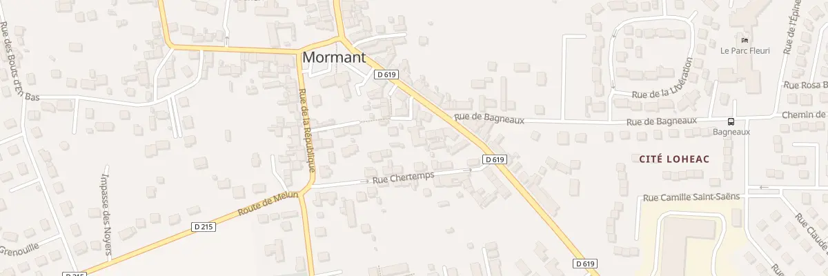 Plan du 21 Rue Charles de Gaulle à Mormant