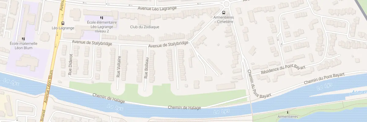 Plan du 11 Rue Blaise Pascal à Armentières