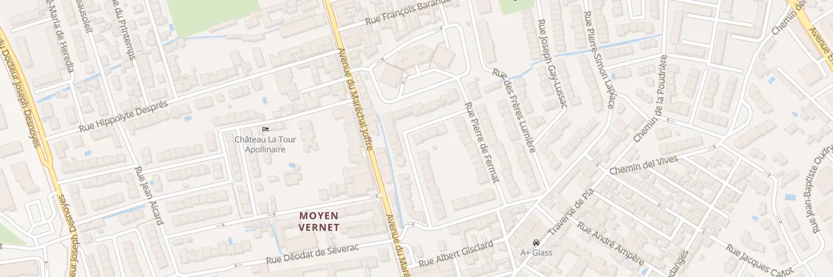 Plan du 36 Rue Reaumur à Perpignan