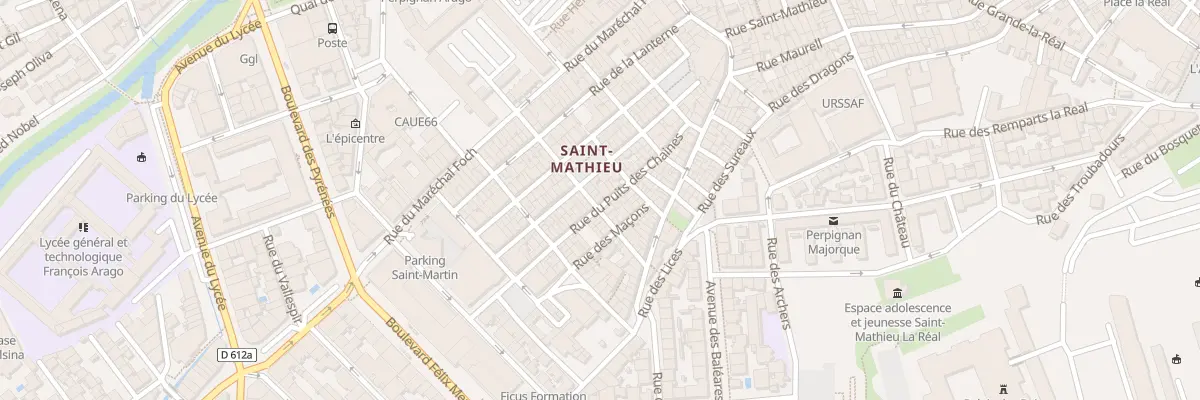 Plan du 22T Rue Puits des Chaines à Perpignan