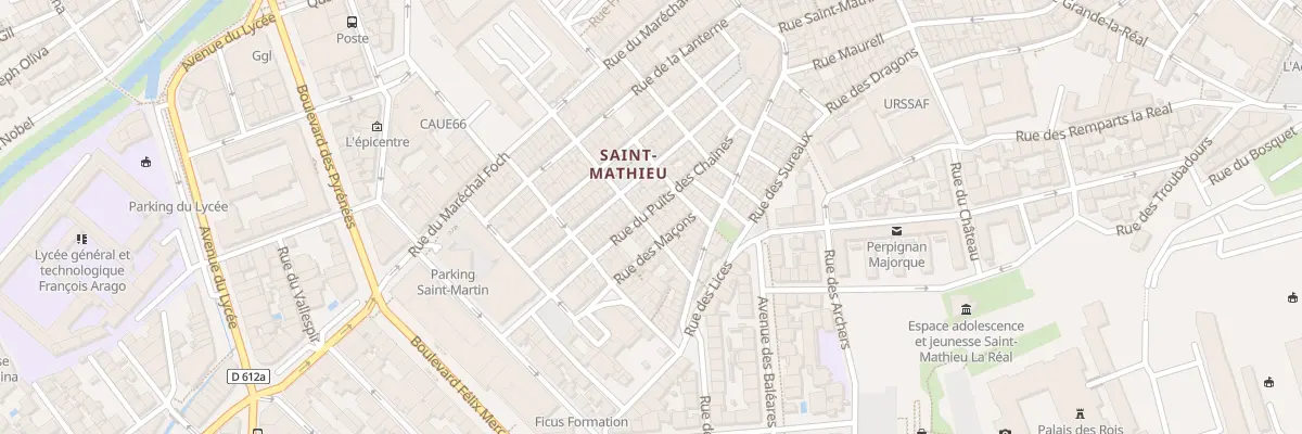 Plan du 17T Rue Puits des Chaines à Perpignan