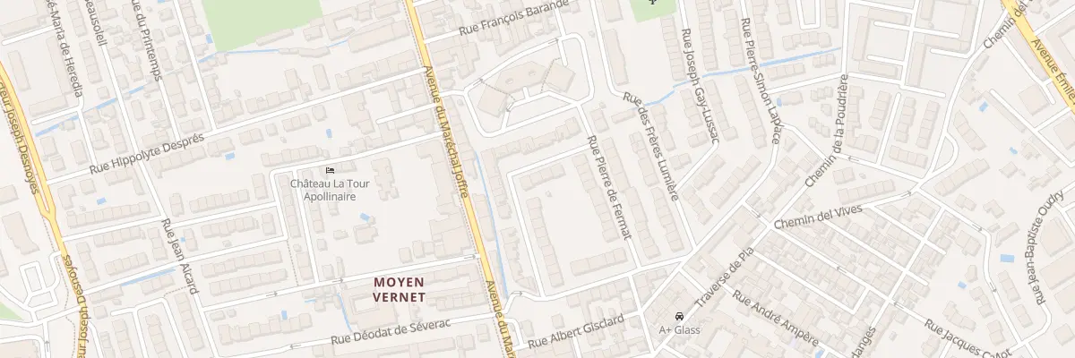 Plan du 38 Rue Reaumur à Perpignan