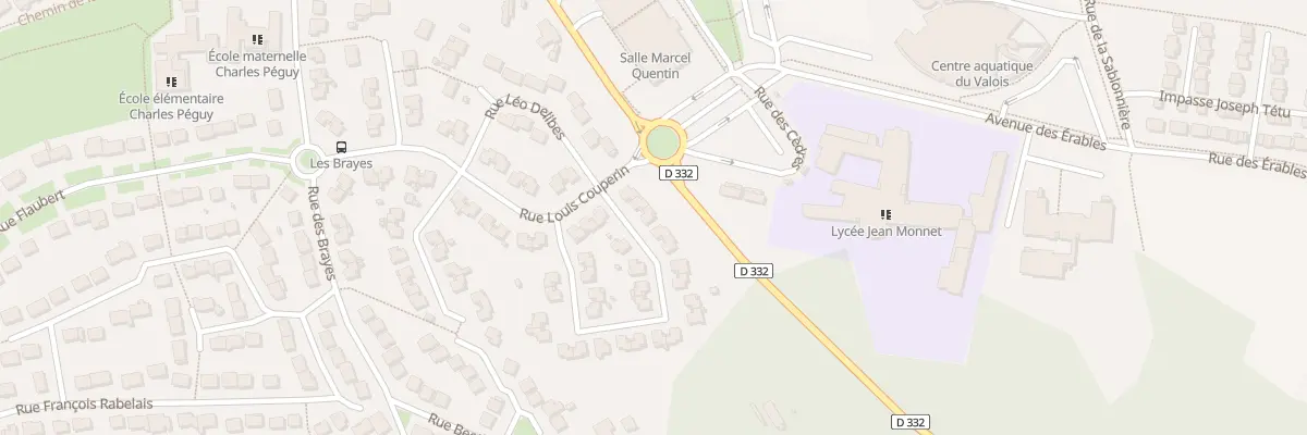 Plan du 36 Rue Frederic Chopin à Crépy-en-Valois