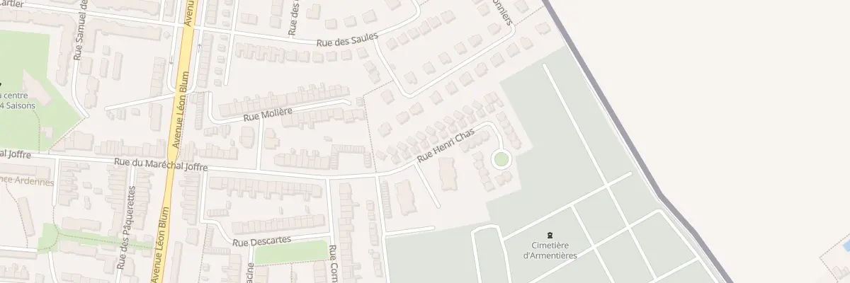 Plan du 9 Rue Henri Chas à Armentières