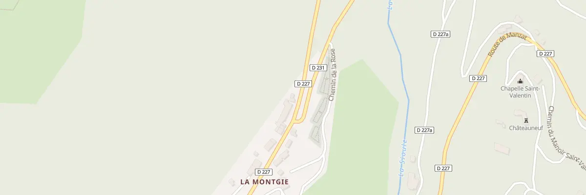 Plan du 5148 La Montgie à Châteauneuf-les-Bains