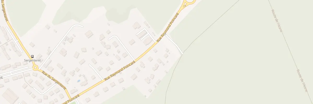 Plan du 1120 Rue Raymond Poincaré à Choisy-au-Bac