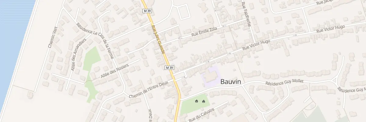 Plan du 5 Rue Victor Hugo à Bauvin