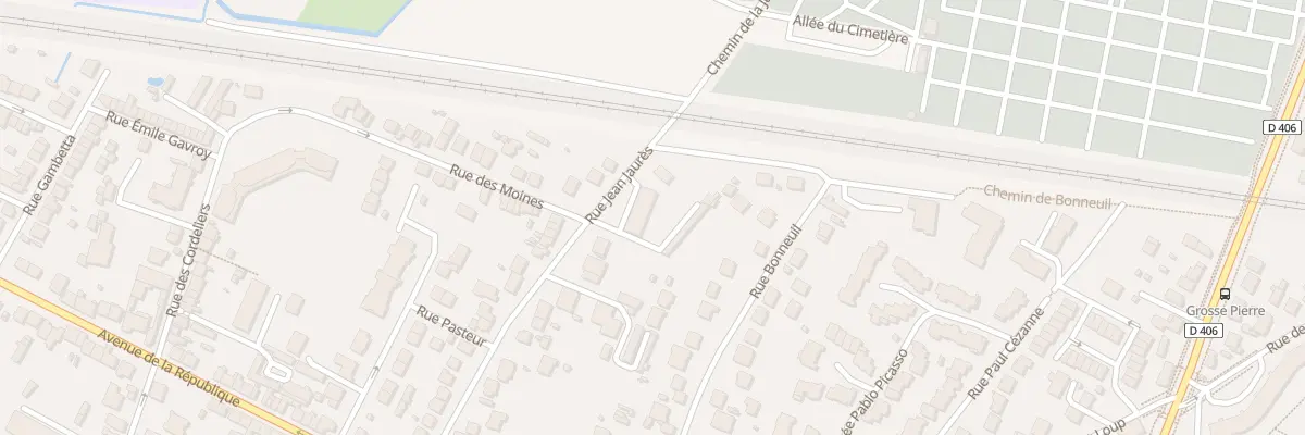 Plan du 126 Rue Jean Jaures à Meaux