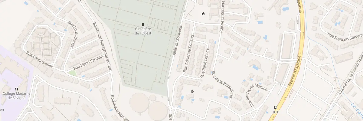 Plan du 20 Rue Adrienne Bolland à Perpignan