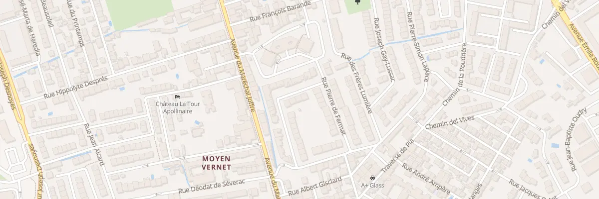 Plan du 40 Rue Reaumur à Perpignan