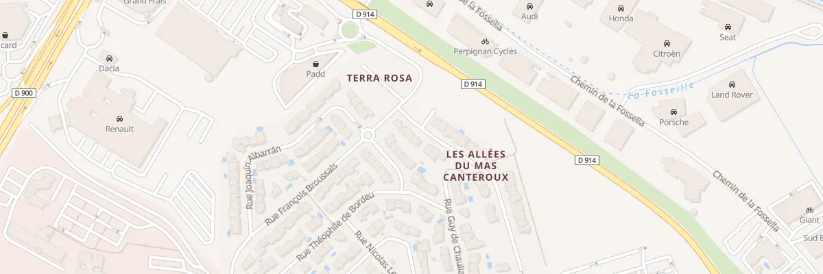 Plan du 465 Rue Docteur Francis Montane à Perpignan