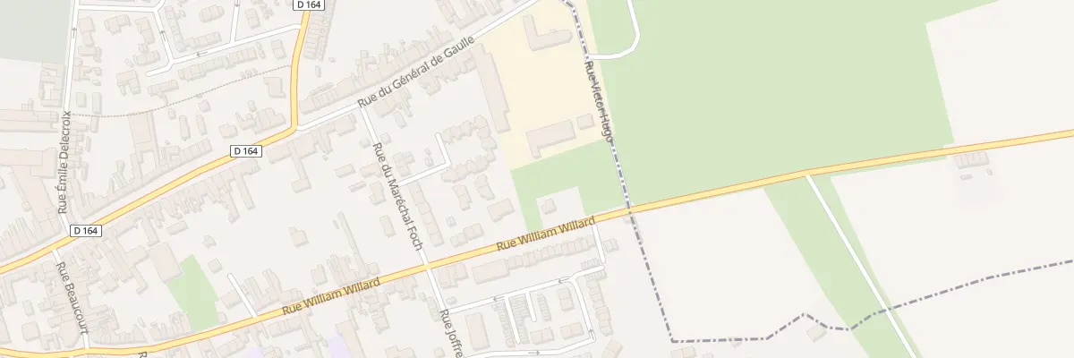 Plan du 74 Rue Willard à Pont-à-Vendin