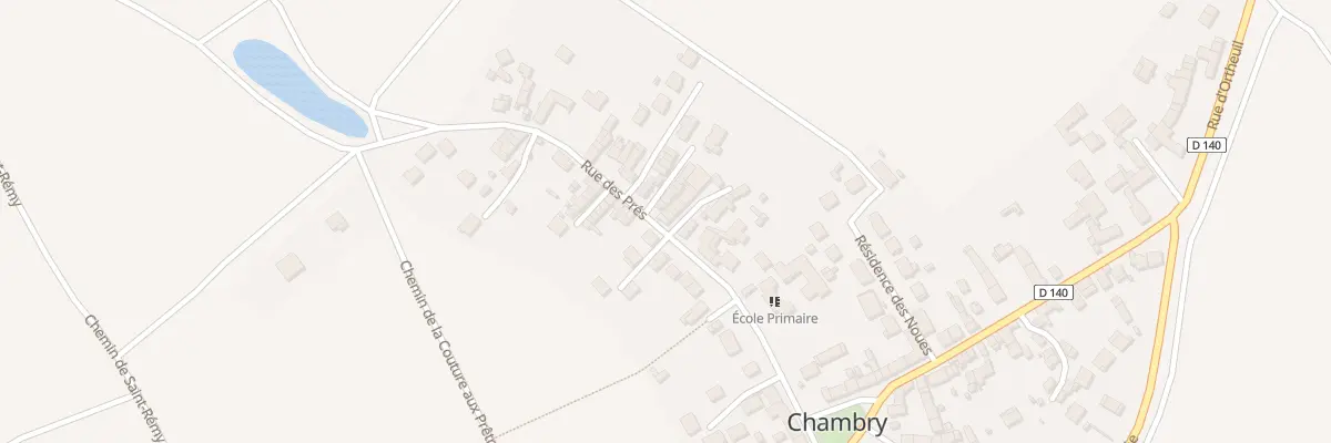 Plan du 12 Rue des Prés à Chambry