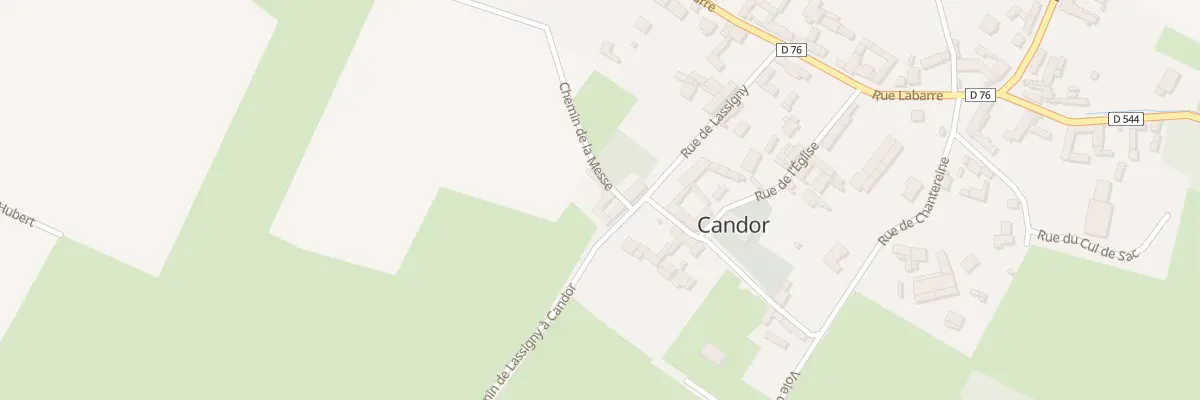 Plan du 12 Rue de Lassigny à Candor
