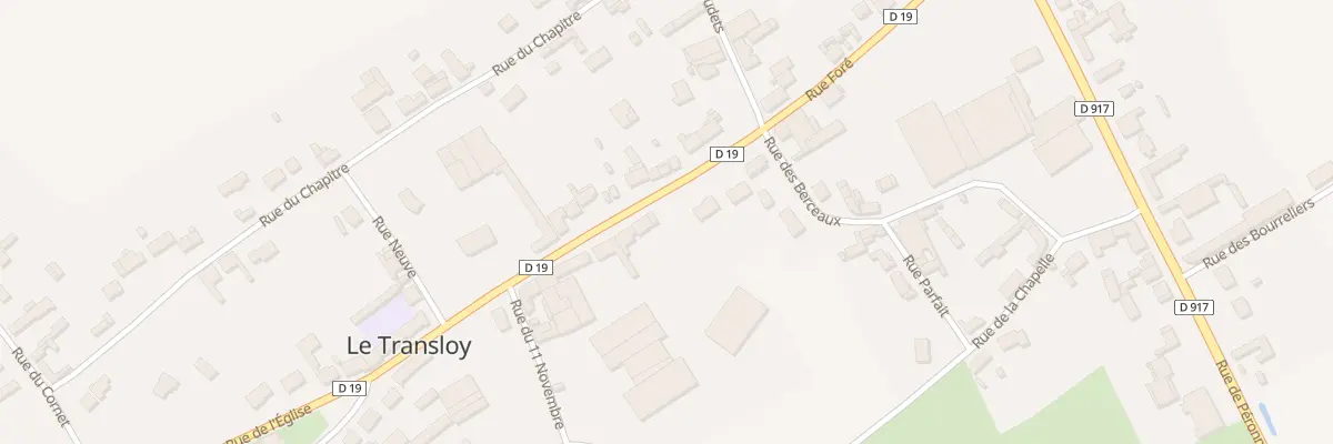 Plan du 14 Rue de l’Eglise au Transloy