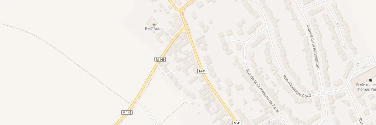 Plan du 841A Rue Gambetta à Sainghin-en-Weppes