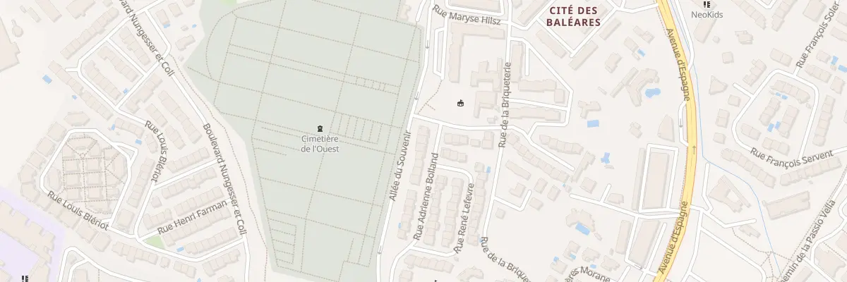 Plan du 4 Rue Adrienne Bolland à Perpignan