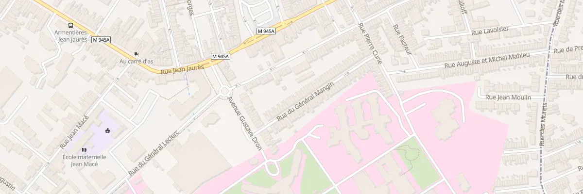 Plan du 60 Rue du General Mangin à Armentières