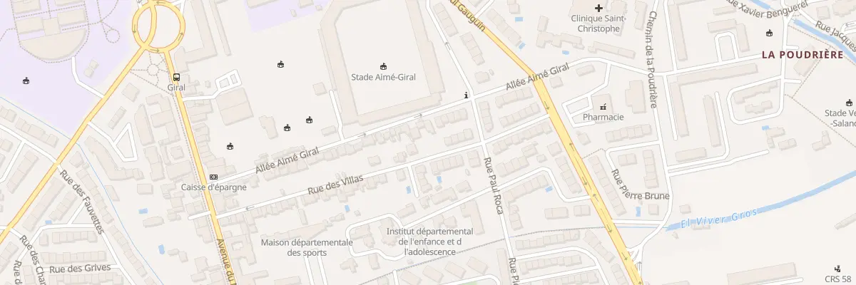 Plan du 41B Rue des Villas à Perpignan