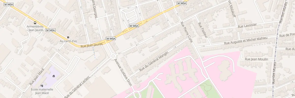 Plan du 20 Rue Jeanne d’Arc à Armentières