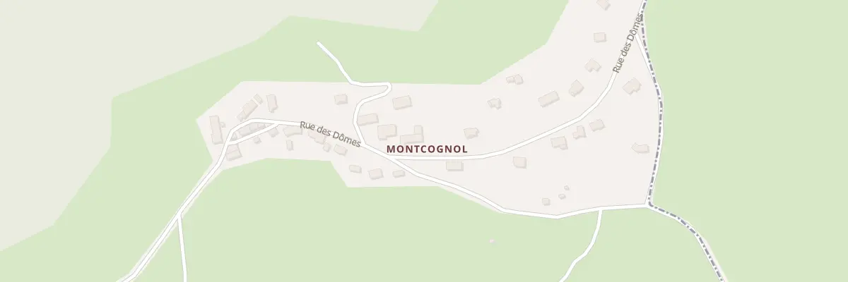 Plan du 5319 Montcognol à Chapdes-Beaufort
