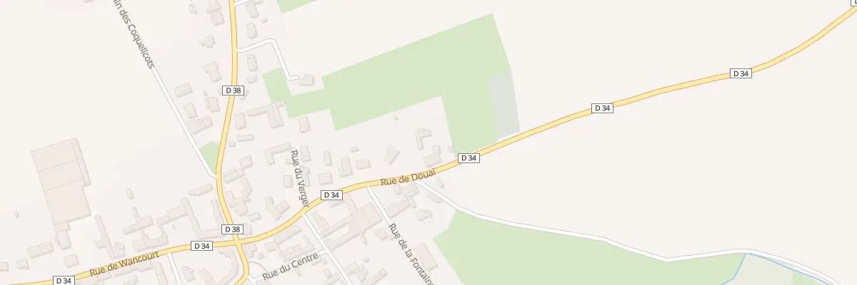 Plan du 12 Rue de Douai à Guémappe