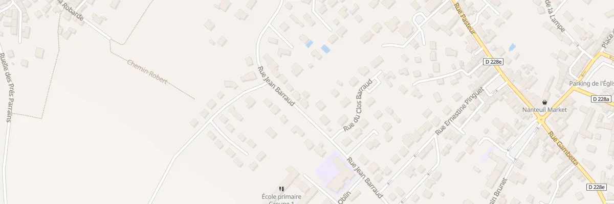 Plan du 25 Rue Jean Barraud à Nanteuil-lès-Meaux