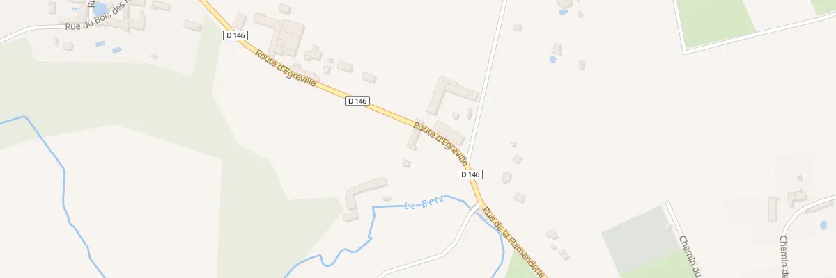 Plan du 1 Rte d’Egreville à Chevry-sous-le-Bignon