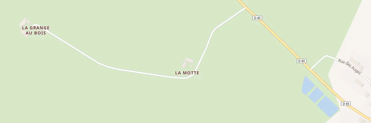Plan du 253 La Motte à Germigny-l’Exempt