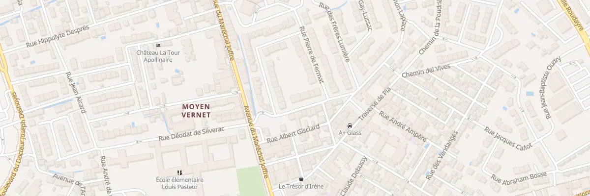Plan du 10 Rue Reaumur à Perpignan