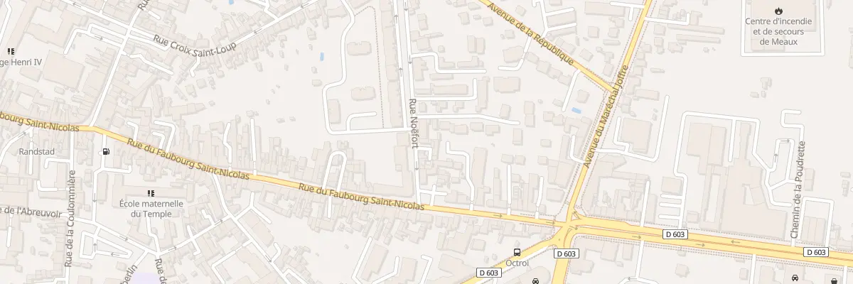 Plan du 14 Rue Noefort à Meaux