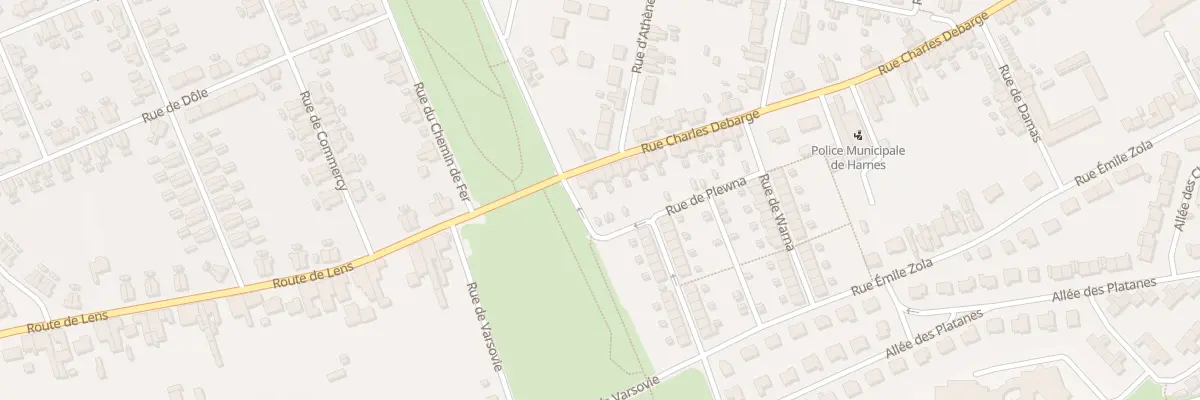 Plan du 164 Rue Charles Debarge à Harnes