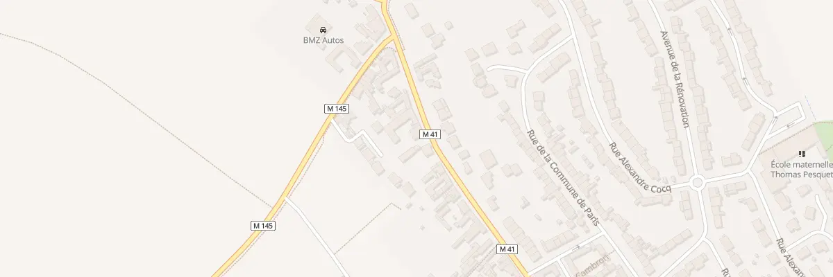 Plan du 785 Rue Gambetta à Sainghin-en-Weppes