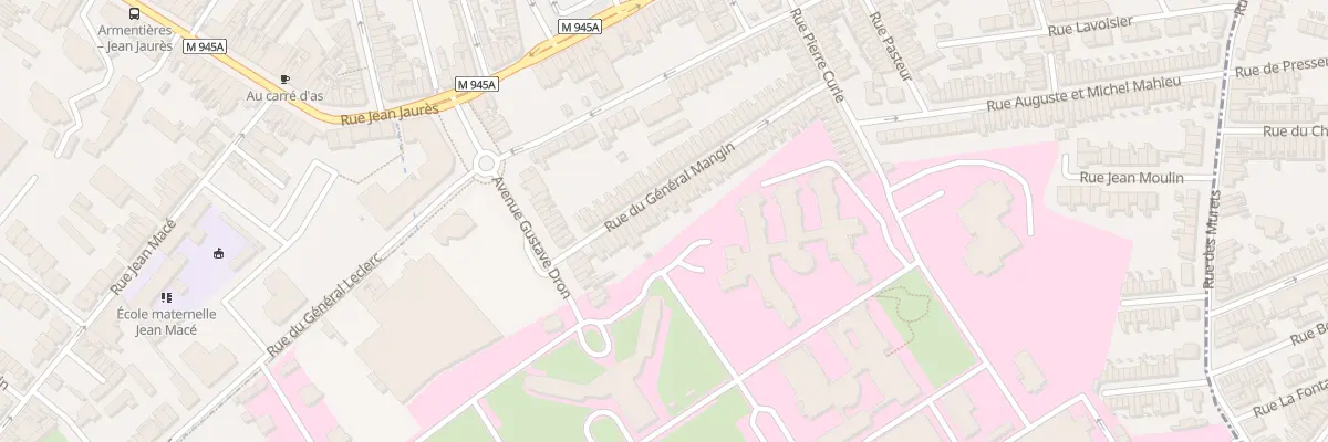 Plan du 59 Rue du General Mangin à Armentières