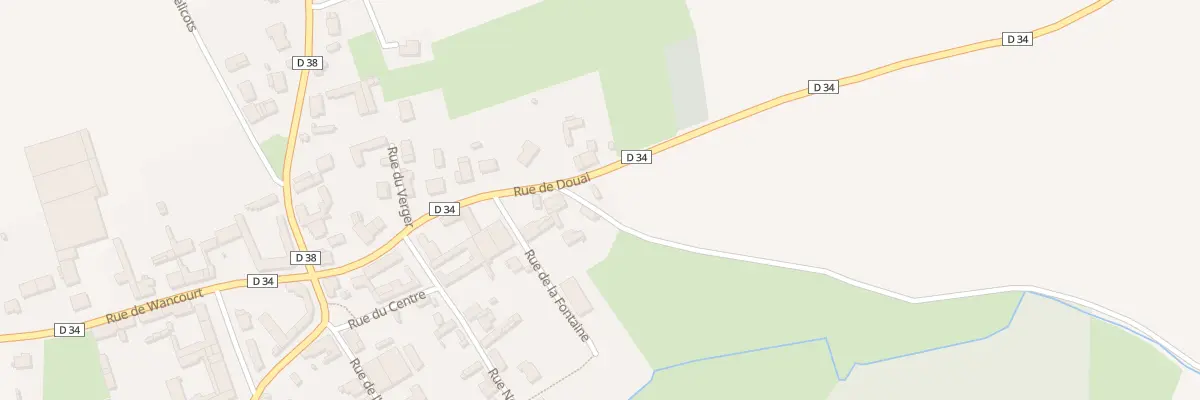 Plan du 11 Rue de Douai à Guémappe