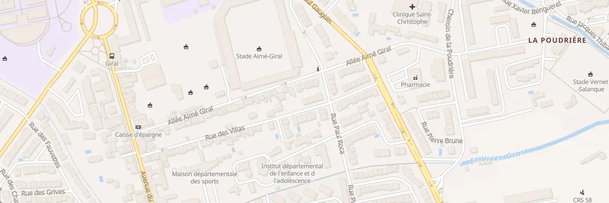 Plan du 45 Rue des Villas à Perpignan