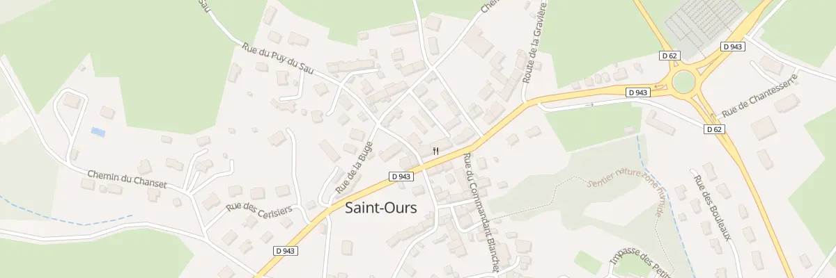 Plan du 2 Chem du Puy de Sau à Saint-Ours