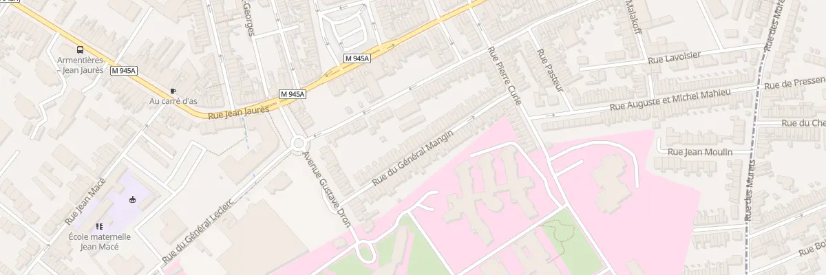 Plan du 48 Rue du General Mangin à Armentières