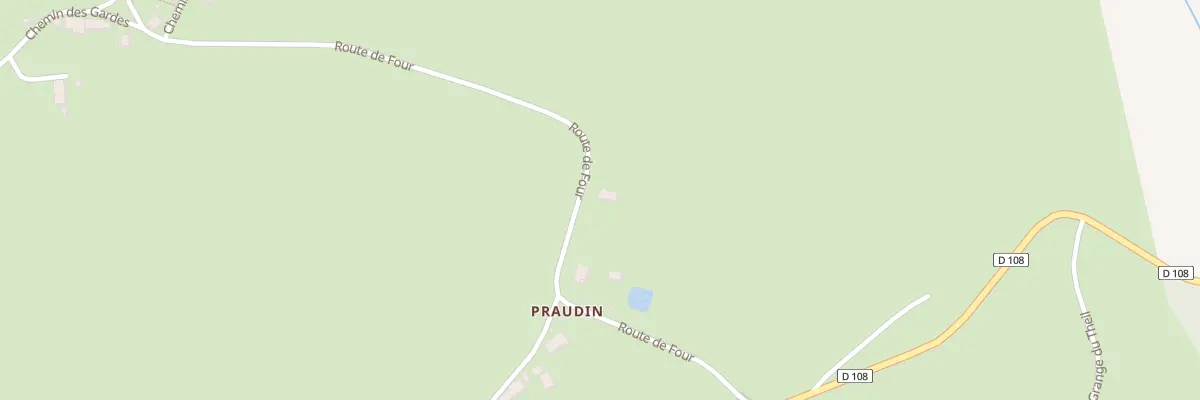 Plan du 5152 Praudin à Saint-Bonnet-de-Four