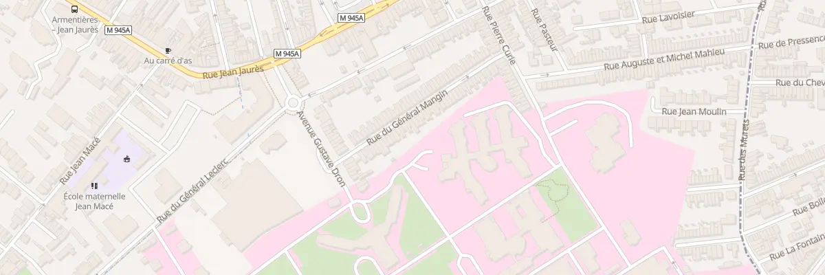 Plan du 55 Rue du General Mangin à Armentières