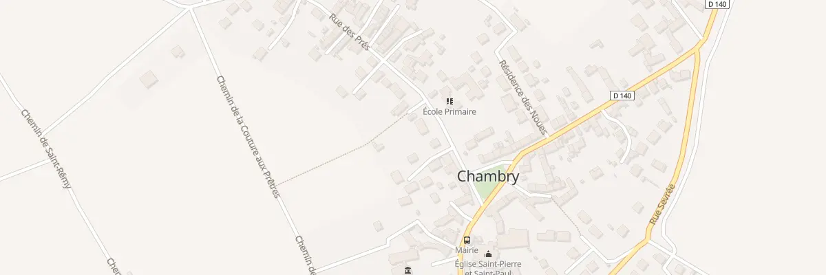 Plan du 5B Rue des Prés à Chambry
