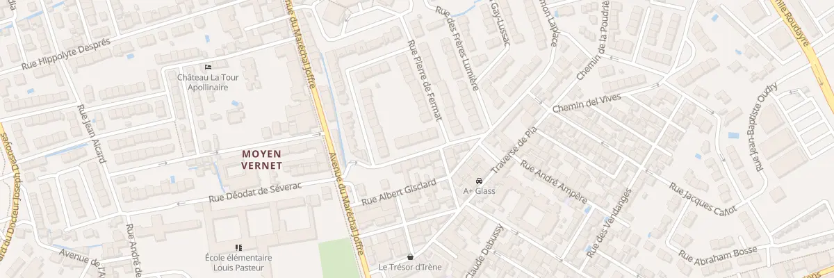 Plan du 8 Rue Reaumur à Perpignan