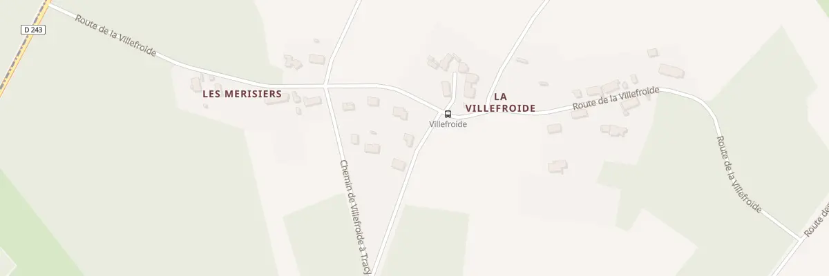 Plan du 2B Che des Merisiers à Cosne-Cours-sur-Loire