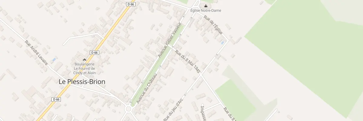 Plan du 29 Rue du Huit Mai 1945 au Plessis-Brion